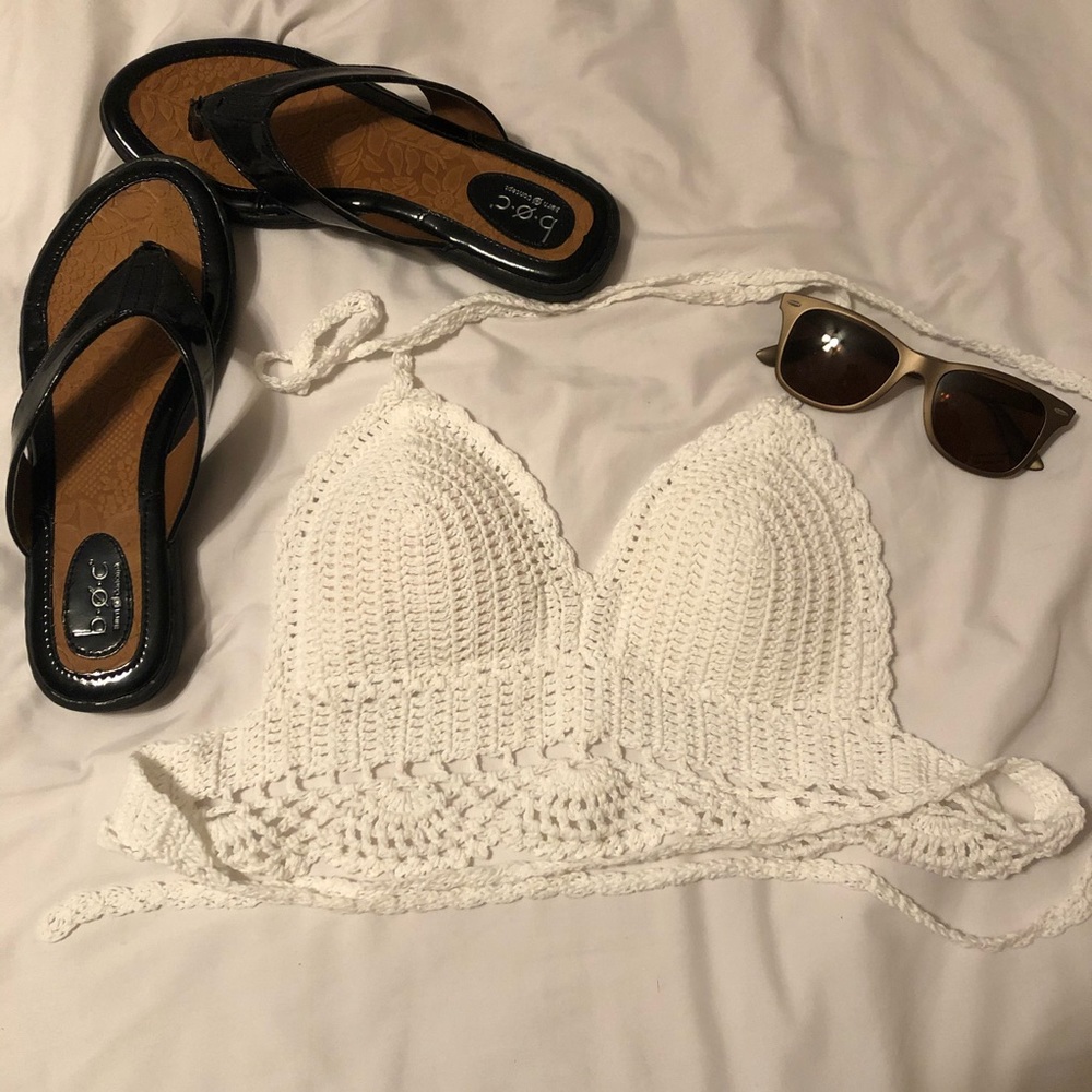 Crochet Crop Halter Top